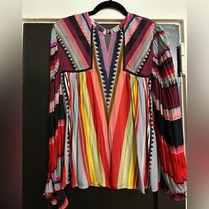 Bl^nk Miranda Peasant Blouse Size XS